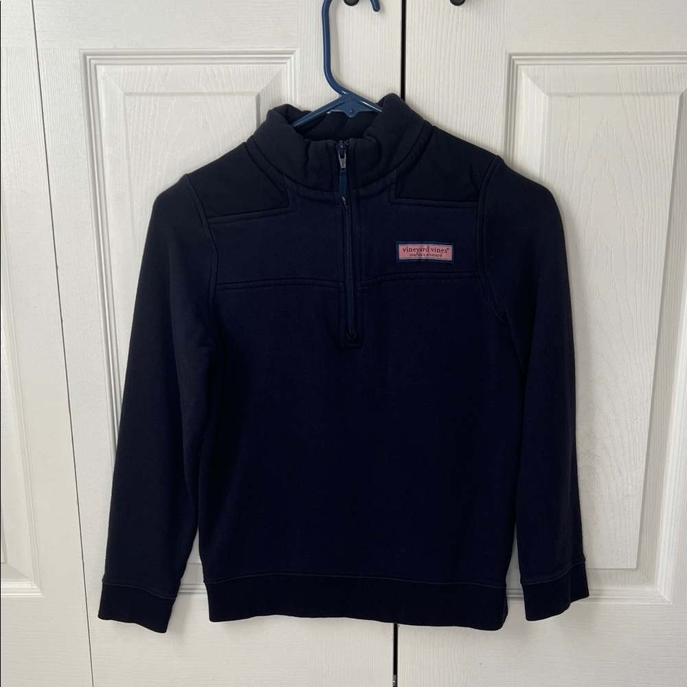 Vineyard Vines Kids Navy Quarter-Zip Pullover